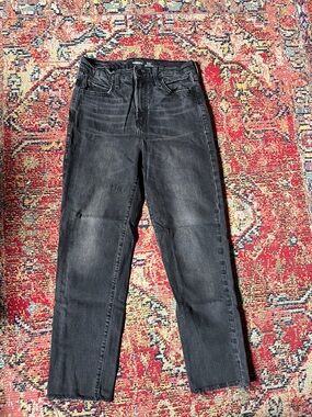 Old Navy Faded Charcoal Straight-Leg Jeans